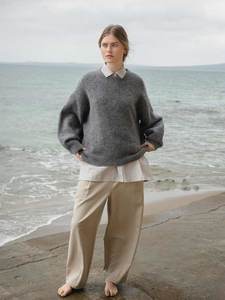 Sophie: Effortless Twill Pant Oat