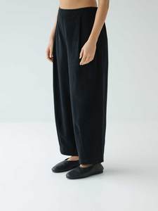 Effortless Twill Pant Black