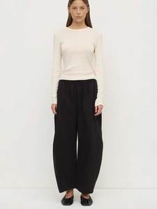 Assembly Label: Lola Barrel Pant Black