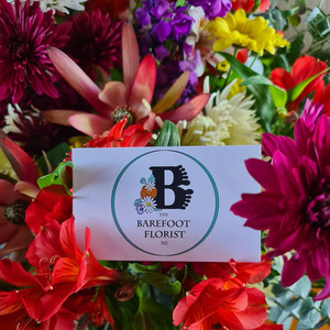Products: flowers -$55 The Barefoot Florist
