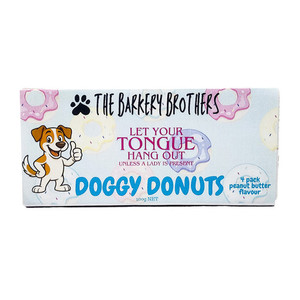 Peanut Butter Donuts 4 pack The Barkery Brothers