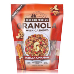 East Bali Cashews: East Bali Cashews - Rosella Cinnamon Granola 400g