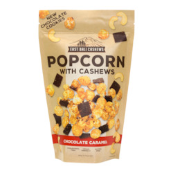 East Bali Cashews: East Bali Cashews - Cacao Caramel Popcorn with Cashews 90g