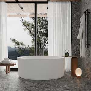 Baths: Newtech Willow Round Freestanding Bath