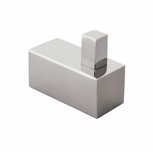Accessories: Tranquillity Square Robe Hook | Brushed Stainless