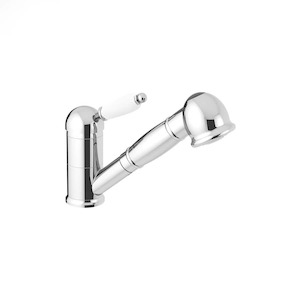 Laundry Taps Bench Mounted Traditional: McKinley Consort Kitchen Mixer with Pull Out Spray | Chrome