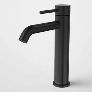 Tall Basin Taps: Caroma Liano II Mid Tower Basin Mixer | Matte Black