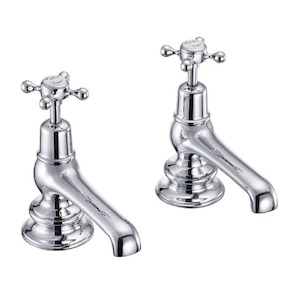 Bath Taps: Burlington Claremont Regent Bath Taps | Chrome