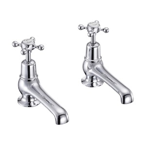 Burlington Claremont Bath Taps | Chrome