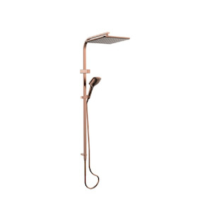 Greens Skyla AirFlo Twin Rail Shower | Brushed Copper
