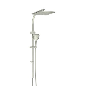 Greens Skyla AirFlo Twin Rail Shower | Brushed Nickel