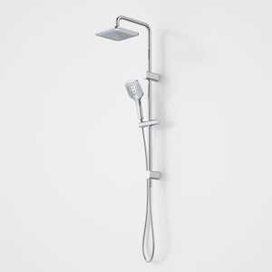 Caroma Luna Multi-Function Rail Shower with Overhead | Chrome