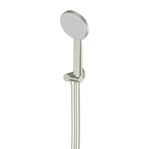Greens Glide RainBoost Hand Shower with Wall Outlet Bracket | Brushed Nickel