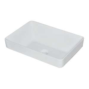 Basins: Michel César Sleek Rectangle Semi-Recessed Basin