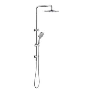 Evoke Double Head Slide Shower | Chrome