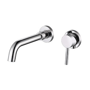 Evoke Wall Mounted Basin Mixer | Chrome