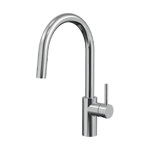 Evoke Gooseneck Pull Out Sink Mixer | Chrome