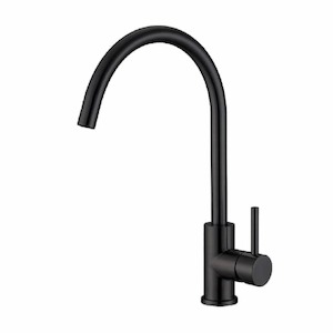 Evoke Gooseneck Sink Mixer | Black