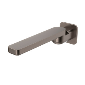 Basins Baths Toilets: Waipori MK2 Swivel Wall Bath Outlet | Brushed Bronze