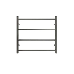 Tranquillity Jersey Round Heated Towel Ladder 500 x 550mm | Gun Metal
