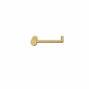 Tranquillity Round Toilet Roll Holder | Brushed Brass