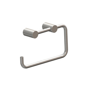Accessories: Swiss Toilet Roll Holder | Brushed Stainless Steel
