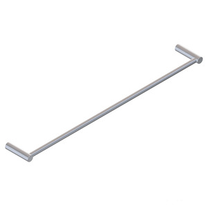 Swiss Single Towel Rail 600mm | Brushed Stainless Steel