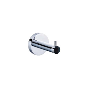 Laundry 1: Eco Style Robe Hook With Door Stop Buffer | Chrome