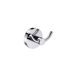 Laundry 1: Eco Style Double Robe Hook | Chrome