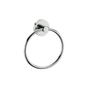 Eco Style Hand Towel Ring | Chrome