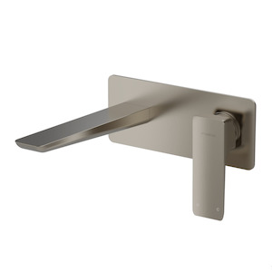 Laundry Taps: Como Wall Mount Mixer | Brushed Nickel
