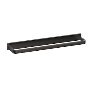 Laundry Accessories: Como Towel Rail 370mm | Brushed Gunmetal