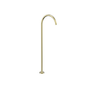 Evoke Floor Mounted Bath Filler | Brushed Brass