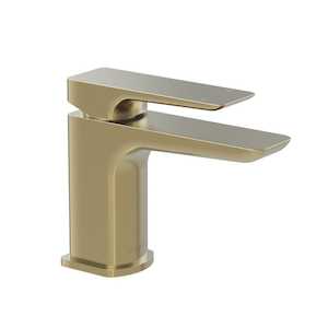 Short Basin Taps: Como Mini Basin Mixer | Brushed Brass