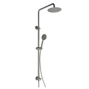 Swiss Shower Column | Brushed Stainless Steel