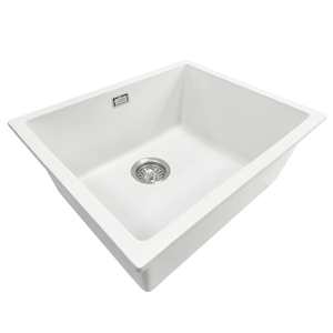 Code Aura 500 x 400 Single Sink | Matte White