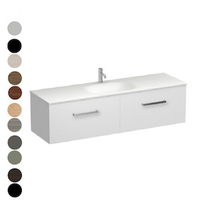 Reflex Spio 1500 2 Drawer Vanity Centre Basin