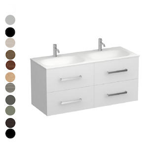 Reflex Spio 1200 4 Drawer Vanity Double Basin