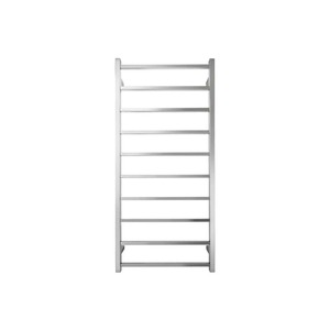 Tranquillity Jersey Square Heated Towel Ladder 1340 x 620mm | Polished Stainless
