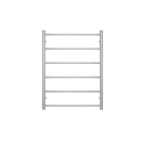 Tranquillity Jersey Round Heated Towel Ladder 780 x 600mm | Brushed Stainless