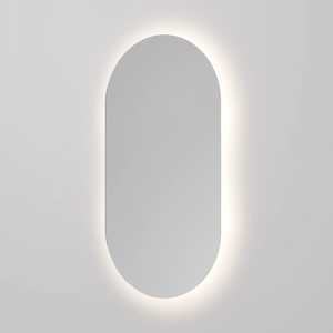 Code Interiors Euro Oval LED Mirror | Bluetooth Speaker | 550W x 1050H