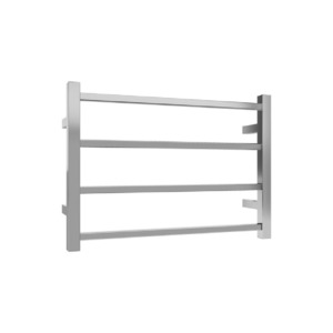 Newtech Quadro 4 Bar Heated Towel Ladder 430mm | Chrome