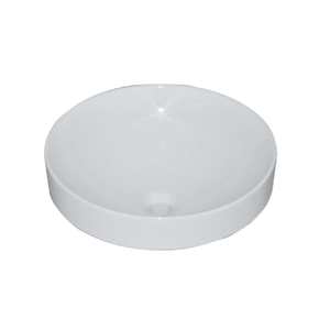 Basins: Michel César Sleek Round Semi-Recessed Basin