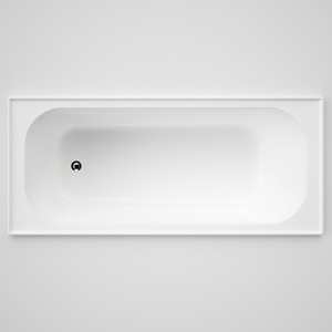 Baths: Caroma Luna 1675 Inset Bath with Tile Flange