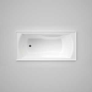 Caroma Maxton 1525 Inset Bath with Tile Flange