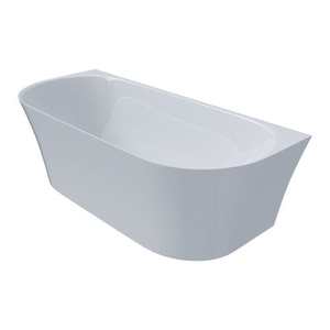 Baths: Newtech Charlton Back to Wall Bath 1700mm
