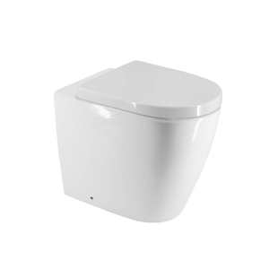 Rose & Stone Harlow | Overheight Floor Mount Toilet with Thick Seat