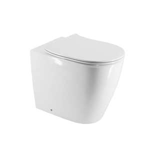 Rose & Stone Harlow | Overheight Floor Mount Toilet with Slim Seat
