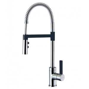 Laundry Pull Out Spray Taps: Methven Gaston Spring Pull Down Twin Function Sink Mixer | Brushed Chrome & Matte Black