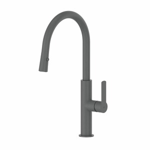 Greens Astro II Pull Down Sink Mixer | Gunmetal
